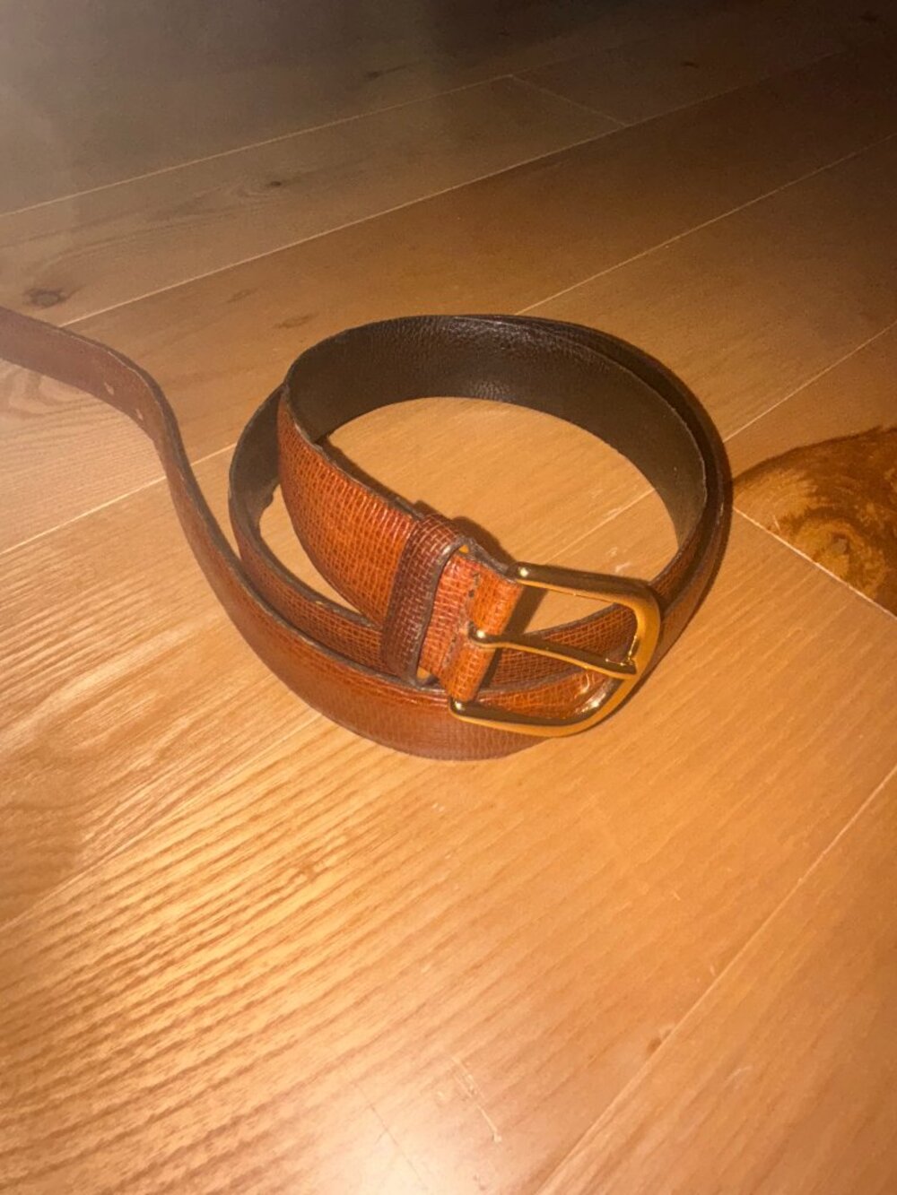 Trafalgar Men's Brown Leather Belt